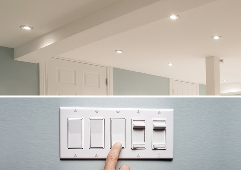 electrical upgrades - dimmers, switches, receptacles